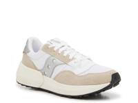 Jazz Nxt Sneaker - Women's White/Silver Metallic/Taupe view