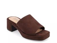 Bessa Platform Sandal Dark Brown view