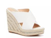 Cate Wedge Sandal White view