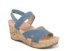 Danita Wedge Sandal Blue view