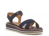 Amiri Sandal Navy Fabric view
