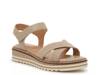 Amiri Sandal Bisque Beige Glitter Fabric view