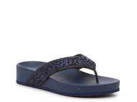 Litny Wedge Flip Flop Dark Blue/Navy view