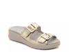 Franky Wedge Sandal Platinum view
