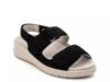 Kara Wedge Sandal Black view
