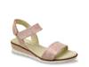 Samba Wedge Sandal Rose Gold Metallic view