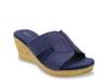 Vikki Wedge Sandal Navy view
