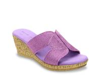 Vikki Wedge Sandal Purple view