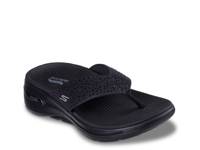 GO Walk Arch Fit Dazzle Sandal Black view