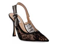Bri Pump Black Lace Fabric view