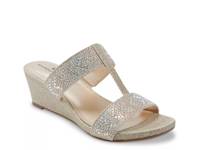 Luvit Wedge Sandal Gold Metallic view