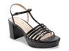 Paolar Platform Sandal Black view