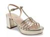 Paolar Platform Sandal Gold Metallic view