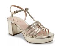 Paolar Platform Sandal Gold Metallic view