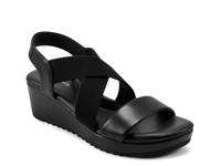 Lucille Wedge Sandal Black view