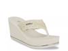 Silus Wedge Sandal White view