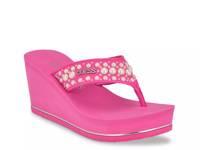 Silus Wedge Sandal Pink view