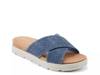 Stacy Platform Sandal Blue view