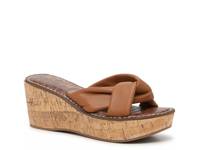 Ramsey Wedge Sandal Saddle Brown view