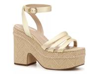 Tibby Platform Sandal Washed Lemon Yellow view