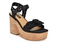 Comiele Platform Sandal Black view