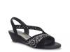 Grace Wedge Sandal Black view
