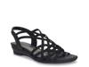Raya Wedge Sandal Black view