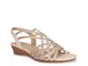 Raya Wedge Sandal Champagne view