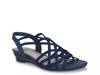Raya Wedge Sandal Blue view