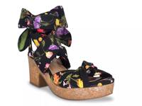 Vinya Platform Sandal Black/Multicolor Floral Print view