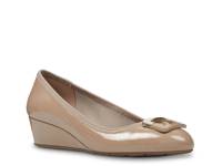 Tad 3 Wedge Pump Beige view