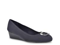 Tad 3 Wedge Pump Navy view