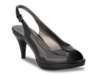 Melt Sandal Black Patent Synthetic view