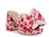 Maccie Platform Sandal White Multicolor view