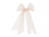 Swiss Dot Medium Bow Hair Clip Light Pink view