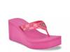 Demmey Wedge Sandal Dark Pink view