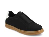 Matteo Slip-On Sneaker Black Faux Suede view