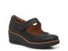 Franlee Wedge Mary Jane Black view