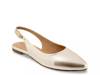 Evelyn Flat Gold Metallic view