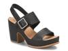 San Carlos Platform Sandal Black view
