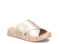 Tutsi Cross Band Sandal Gold Metallic view