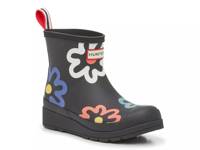 Original Play Short Flower Waterproof Rain Boot - Women's Black/Multicolor Floral Print view