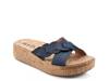 Scotti Wedge Sandal Blue view