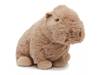 Capybara Warming Stuffed Animal White/Sienna view