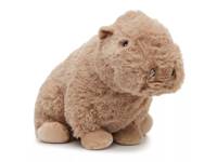 Capybara Warming Stuffed Animal White/Sienna view