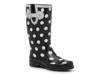 Rob Dots Rain Boot Black/White Polka Dot Print view