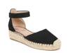 Wren Espadrille Wedge Sandal Black view