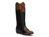 Dutton Cowboy Boot Black/Tan Snake Print view