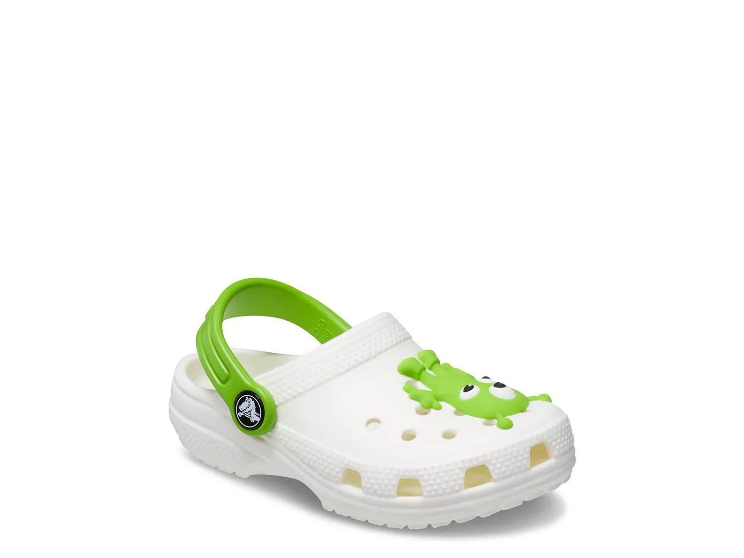 Crocs Classic Glow Alien Clog Kids' | Boy's | Multicolor | Size 5 Toddler | Clogs | Sandals | Slip-Ons