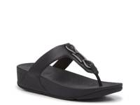 Hallye Wedge Sandal Black view